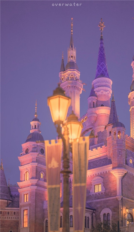 迪士尼城堡手机壁纸高清 唯美梦幻迪士尼城堡壁纸图片